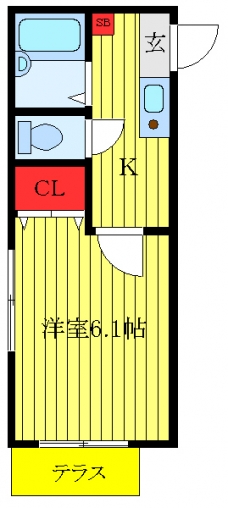 フォーシーズン中板橋の間取り図