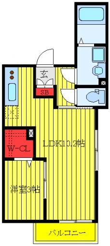 K・Sハイツの間取り図