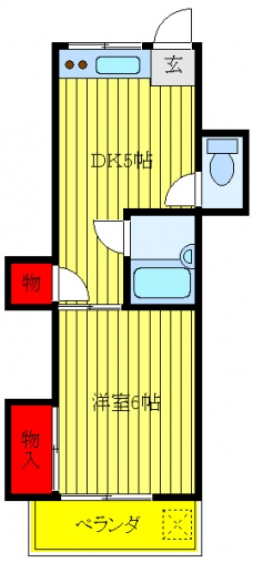 坂上コーポの間取り図