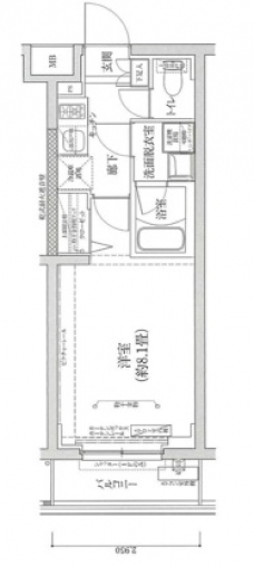 アイルグランデ川口の間取り図