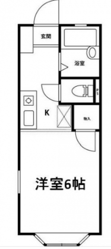 ユキハイツの間取り図