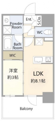 ネベル赤羽の間取り図