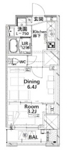 N-flats板橋の間取り図