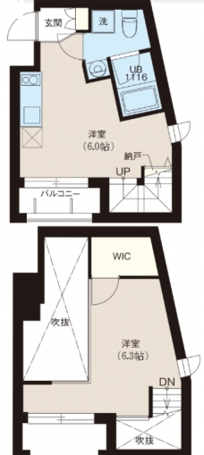 レピュア十条レジデンスの間取り図