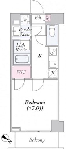 ロイジェント大山西町の間取り図