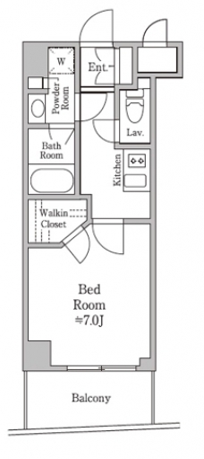 レジディア板橋の間取り図