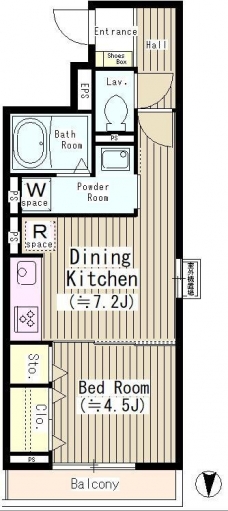 ヒルズ・アビーロード・王子神谷の間取り図