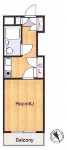 ハウゼル新板橋の間取り図