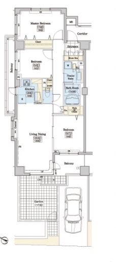 レジディアタワー上池袋（パーク棟）の間取り図