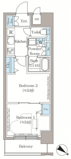 ステラテラスの間取り図