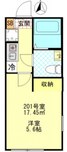 フィーカ板橋の間取り図