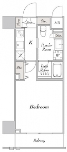 ミリアレジデンス駒込の間取り図