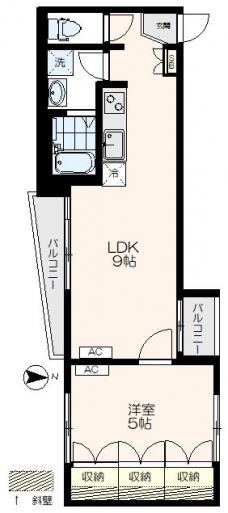 ライブコア目白の間取り図
