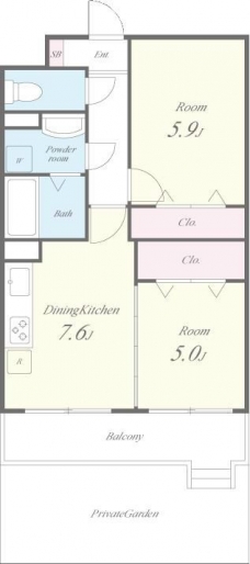 アトリオ石神井公園の間取り図