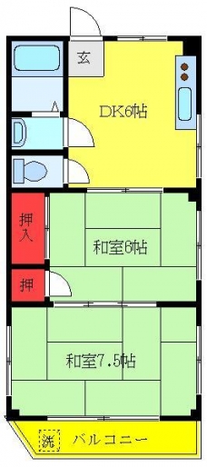第３池田マンションの間取り図