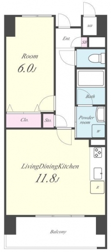 プリモパッソ川口の間取り図