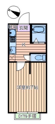 ウィンディ西川口の間取り図