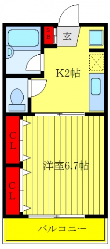 寺門レジデンスの間取り図