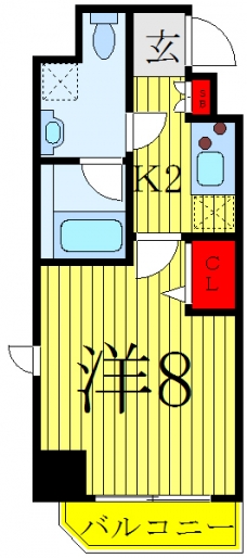 アンベリール西川口の間取り図