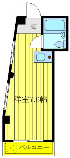 コーポエハラの間取り図