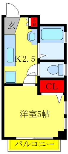 ボナール八雲の間取り図