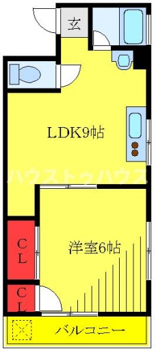 シャトー高木の間取り図