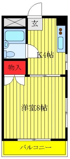 メゾンパークアベニューの間取り図