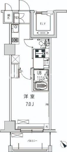 グローリア十条の間取り図