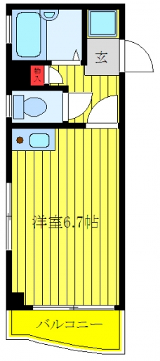 南ときわ台ビルの間取り図
