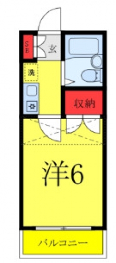メープル大泉学園Dの間取り図