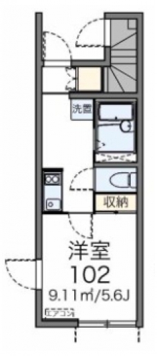 レオネクスト要町Ⅲの間取り図