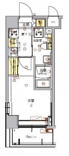 ＦＯＲＴＩＳ♯００４の間取り図