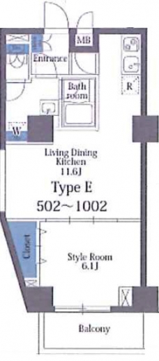 リリーフォート板橋大山の間取り図