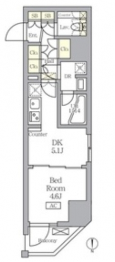 アジールコート王子の間取り図