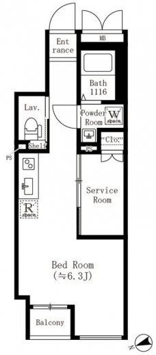CREATIF池袋本町 の間取り図