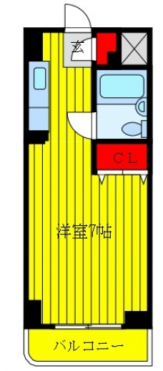 飛鳥ハイムの間取り図