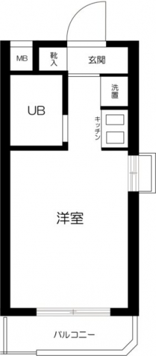 スカイコート板橋の間取り図