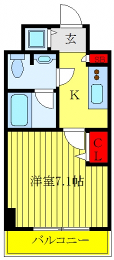 アーバンヴィスタ王子の間取り図