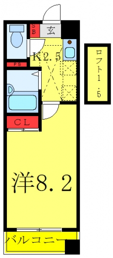 SKコートⅣの間取り図