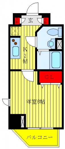 ヴァレッシア川口幸町シティの間取り図