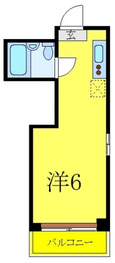 ホワイト大山の間取り図