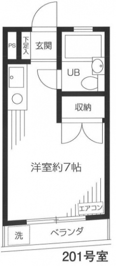 浮間パークハイツの間取り図
