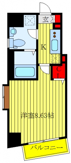 ルリオン赤羽Ⅲの間取り図