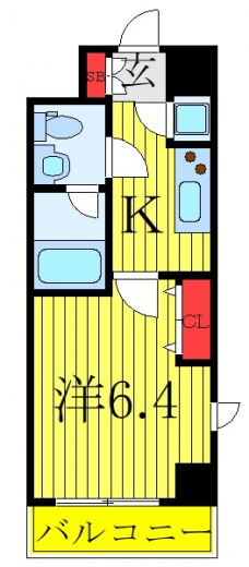 アンベリール西川口弐番館の間取り図