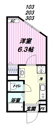 The Garlands（ザ・ガーランズ）の間取り図