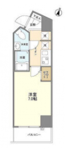 アルファコート西川口26の間取り図