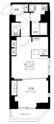 ステージファースト仲御徒町の間取り図