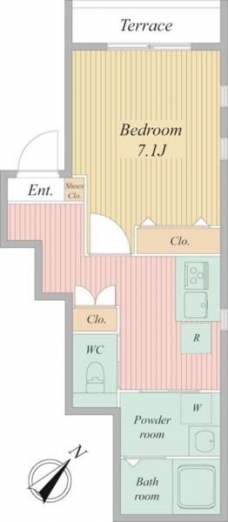 Ｐｒｅｎｄｒｅの間取り図