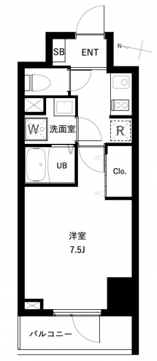 アーバンパーク扇大橋の間取り図