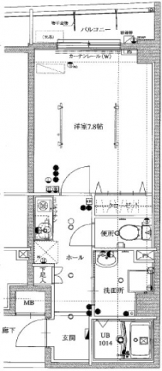 EL VIENT RIDE KAMINAKAZATOの間取り図